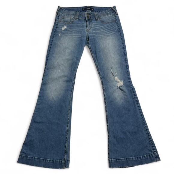 Hollister Co. Denim - Hollister Women’s Low Rise Flare Jeans Size 11 Waist 30 material stretchy